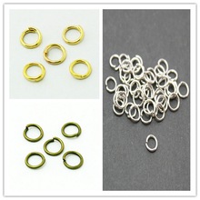Anillos de Metal abiertos de 800x5MM, anillos de salto de un bucle, accesorios de joyería para pulsera de moda DIY, 0,7 Uds./lote, oferta 2024 - compra barato