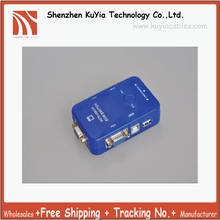 KUYiA Free Shipping+Tracking number! New AUTO USB 2.0 KVM SWITCH BOX MONITOR VGA 2 PORT 2024 - купить недорого