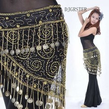 New Style 158 coins belly dance waist chain hip scarf bellydance belt Bollywood Performance Wear Costumes Belt 2024 - buy cheap