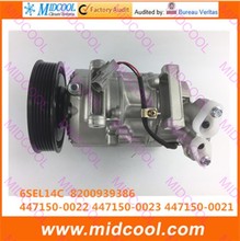 HIGH QUALITY AUTO AC COMPRESSOR 6SEL14C   FOR   8200939386 447150-0022  447150-0023 447150-0021 2024 - buy cheap