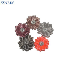 120pcs/lot 3.5cm mini satin ribbon multilayers flowers Girl's Hair Accessories free shipping 45 color TH63 2024 - buy cheap