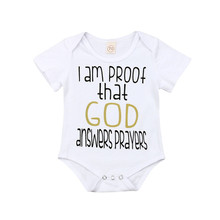 0-24M Newborn Rompers Baby Boys Clothes Letter Print Baby Rompers White Casual Jumpsuit Toddler Short Sleeve  Girls Clothes Set 2024 - buy cheap