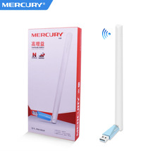 Mercury-Adaptador USB externo WiFi de 150Mbps, antena de tarjeta de red inalámbrica, receptor WiFi 802,11 b/g/n para PC Windows XP/7/8/8.1/10 2024 - compra barato
