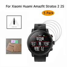 5Pack For Xiaomi Huami Amazfit Stratos 2 2S Smart Watch Film High Definition Clear matte Full Coverage Soft TPU Screen Protector 2024 - buy cheap