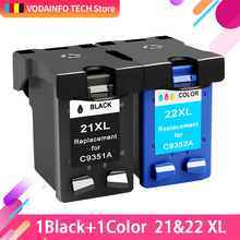 Cartucho de tinta para impressão digital, compatível com hp 21 22 hp21, deskjet f2280 f4180 f4100 f2100 f2200 f300 2024 - compre barato