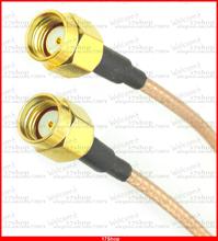 Cable de RP-SMA macho a RP-SMA macho, 10 unidades, Centro recto, RG316, 50cm 2024 - compra barato