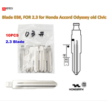 Keyecu 10 unids/lote Universal mandos Flip hoja 03 # para KD remoto para 2,3 para Honda Accord odisea viejo Civic 2024 - compra barato