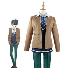 The Anonymous Noise Yuzuriha Kanade School Uniform Coat Shirt Vest Pants Outfit Anime Cosplay Costumes 2024 - buy cheap