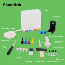 Plavetink-sistema de tinta contínua para impressora hp, 140 xl, cartucho de tanque ciss, fotointeligente c4593, c5276, c5293, d5363, refil 2024 - compre barato