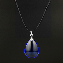 Heyu moda gota de água colar corda corrente jóias para mulher cristal collier colar feminino 2024 - compre barato