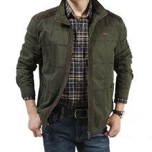 Khaki Army 2 colors Plus Size 4XL High Quality Cotton Military Bomber Jackets Men 2024 - buy cheap