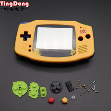 yellow Silver  Plastic Housing Shell Skin for Nintendo Gameboy Advance GBA Case Cover 2024 - buy cheap