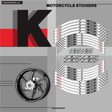 New high quality 20 Pcs Motorcycle Wheel Sticker Waterproof reflectives Rim Sticker decorative decal FOR HONDA X-ADV xadv 750 2024 - buy cheap