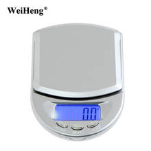 WeiHeng mini Pocket Digital Scale 500g x 0.1g Portable LCD Electronic Jewelry Weighting Diamond Balance Weight scales 2024 - buy cheap