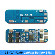 3S 10A 12V Lithium Battery Charger Protection Board Module for 3pcs 18650 Lipo Li-ion Battery Cell Charging BMS 11.1V 12.6V 2024 - buy cheap