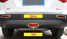 for SUZUKI Vitara 2016-2017 Front fog shade Rear fog light box brake light Decorative Trim