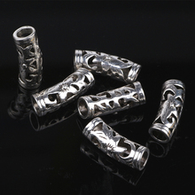 30Pcs/Lot New Flower Tibetan silver Spacer Tube Beads Connectorss 2024 - buy cheap