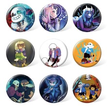 Backpack & Accessories of Anime Game Undertale Badge Cartoon Brooch Cosplay Accessories for Gift (9pcs/set ) 2024 - buy cheap