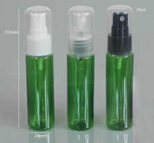 100 x 30ml Green Plastic Mist  Spray Bottle 30cc cosmetic packaging 2024 - buy cheap