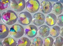 Pingentes de prisma de vidro cristal 22mm ab, 220 unidades de lustre com 2 furos 2024 - compre barato