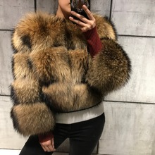 raccoon fur coat women real fur coat natural raccoon fur coat 2024 - buy cheap