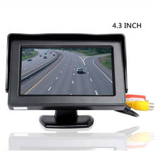 4.3 inch Car Monitor for Rear View Camera Auto Parking Backup Reverse Monitor HD 480x234 TFT LCD Screen High Quality In Stock 2024 - buy cheap