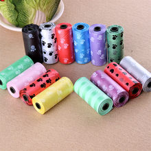 14 Rolls / 210 bags Pet Dog Puppy Waste Poop Bag portable pet pooper scooper Clean Pick Up Bag tools cat dog poop bag degradable 2024 - buy cheap