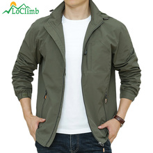 LoClimb Men's Windbreaker Man Waterproof Jacket Outdoor Sport Rain Coat Camping/Trekking/Fishing/Hiking Jackets For Men AM388 2024 - buy cheap