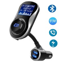 Bluetooth FM usb адаптер для автомобиля, HIPPIH беспроводной fm-передатчик приемник, двойной USB Автомобильное зарядное устройство, автомобильный Радио адаптер Бесплатная доставка 2024 - купить недорого