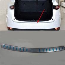 Car styling Stainless Steel Ultra-thin car Rear Bumper Protector Sill Trunk Tread Plate Trim for 2017-2019 Mazda CX-5 CX 5 CX5 2024 - buy cheap