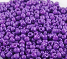 Cuentas espaciadoras redondas opacas de Color púrpura, cuentas de semilla de vidrio hechas a mano, fabricación de joyería artesanal, 16g, 1000 Uds., 2mm, 12/0 2024 - compra barato