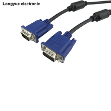 Cable VGA SVGA VGA M/M, Cable de extensión macho a macho, 1,5 m, 5 pies, 2m, 6 pies, 3m, 10 pies, 5m, 15 pies 2024 - compra barato