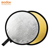 2 in 1 60CM 23 inch Round Flash Studio Collapsible Refletor Light Disc Silver Gold Riflettore Wholesale Reflector 2024 - buy cheap