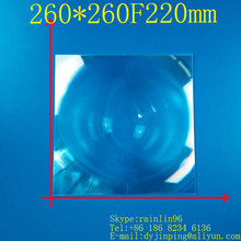 Fresnel Lens square 260*260MM Focal length 220 mm Concentrated amplification solar energy collect 2 pcs/lot 2024 - buy cheap