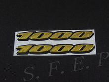 Adesivo 3d para motocicleta suzuki gsxr1000, k4, k6, k7, k8, k9, l1, emblema 2024 - compre barato