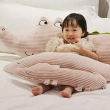 1pc 58-110cm dos desenhos animados longo crocodilo pelúcia brinquedos para crianças bebê dormir travesseiro adorável boneca crianças presente de aniversário brinquedos 2024 - compre barato