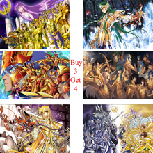 Saint Seiya Poster Clear Image Wall Stickers Home Decoration High Quality Prints White Coated Paper home art Brand 2024 - buy cheap