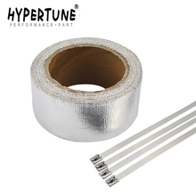 Hypertune-автомобильная алюминиевая усиленная лента термозащитная пленка для всех всасывающих труб/всасывающих комплектов с 4 шт. галстуков HT1611 2024 - купить недорого
