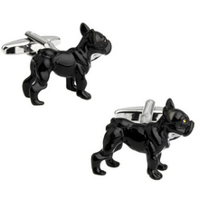 C-MAN Luxury shirt Black Dog cufflink for mens Brand Animal cuff buttons cuff links High Quality abotoaduras Jewelry 2024 - buy cheap