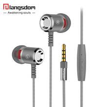 M400 In-Ear Earphone Super Bass Headset Metal Earbuds with Microphone Stereo Wired for for mobile phone PC MP3 2024 - buy cheap