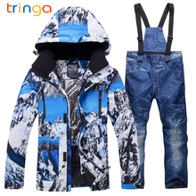 TRINGA Brands Ski Suit Men 2020 New XR Windproof Waterproof Thicken Male Clothes Coat Trousers Pants Winter Ski Snowboard Jacket 2024 - buy cheap