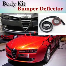 Deflector pára Lábio Lábios Para Alfa Romeo 159 AR 2005 ~ 2015 Frente Saia Para TOPGEAR Amigos Carro Tuning Spoiler/Body Kit/tira 2024 - compre barato