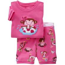 Mermaid Girls Summer 2020 Children Cute Cartoon Baby Kids Girls Nightwear Short Sleeve Pajamas Pyjamas Sleepwear Suit 2024 - buy cheap