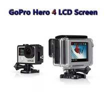 Gopro BacPac LCD Screen Display + LCD Versão Waterproof Protective Case Habitação BacPac Backdoor Capa Para Gopro Hero 3/3 +/4 2024 - compre barato