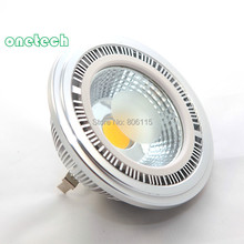 Foco led COB AR111, 15W, QR111, luz empotrable LED, Bombilla led para lámpara, DC12V/AC85-25V, 20 unids/lote, Envío Gratis 2024 - compra barato