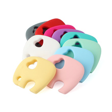 30pcs 80mm Elephant Silicone Teether Baby Teething Necklace Pendant For Teething Kids BPA Free Silicone Freeship 2024 - buy cheap
