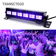 Halloween UV Violet Stage Light LED Bar Lamp Purple Laser Projector Christmas Disco Lamp Club Decoration Party Wall Washer Light 2024 - buy cheap