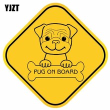 YJZT-pegatina de perro para coche, pegatina de PVC 12-13,6, 13,6 CM x 40297 CM 2024 - compra barato