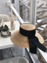 axi4-black ribbon fashihat modern fancywork style Hot sale handmade paper women  hat leisure beach  lady cap 2024 - buy cheap