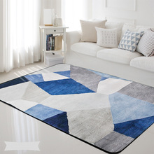 Nordic minimalist modern living room large carpet European bedroom sofa bedside floormat non-slip velvet printed rug customize 2024 - buy cheap